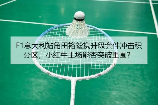 F1意大利站角田裕毅携升级套件冲击积分区，小红牛主场能否突破重围？
